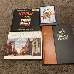 Black and Gold Atlas of Dream Places 4 travel book in good condition